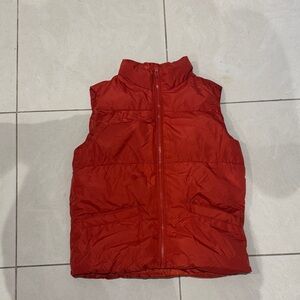 Orange Puffer Vest